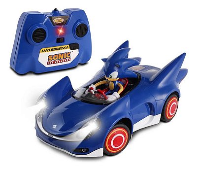 Boneco Sonic 2 Movie Sonic Speed Controle Remoto Candide - Papellotti