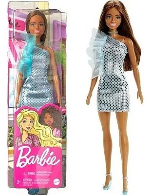 Boneca Barbie Fashionista Mod 157 Curvy Xadrez Mattel