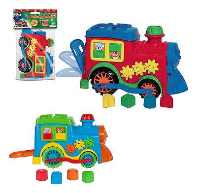 Jogo Educativo Baby Toys Set Encaixe 24 Peças Pica Pau 580