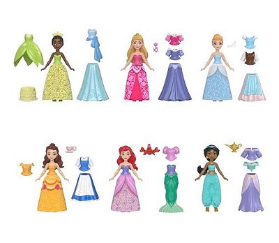 Boneca Disney A Pequena Sereia Transformação 2 Roupas Luxo