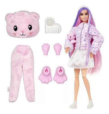 Mattel Barbie Cutie Reveal Jungle Animal Series Fantasia de elefante de  boneca Chelsea