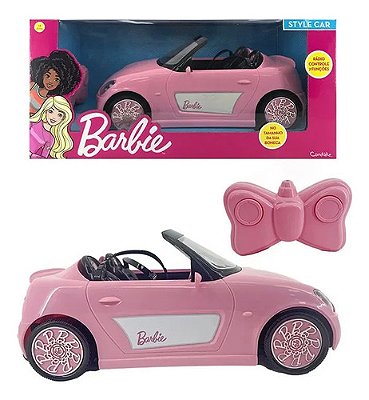 Carro da Barbie com Teto Solar que se Transforma em Conversível