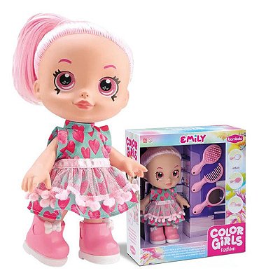 Mini Boneca Colecionável Girls Colorful Na Capsula Estilo Anime Kawaii Fofa