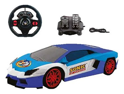 Boneco Sonic 2 Movie Sonic Speed Controle Remoto Candide - Papellotti