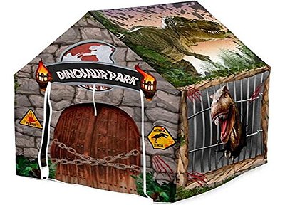 Barraca Tenda Com Garras E Máscara De Dinossauros  De 114cm