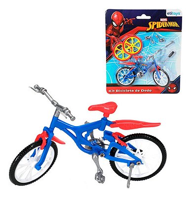 Bicicleta De Dedo Do Homem Aranha Spider Man Com Acessorios