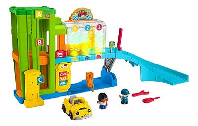 Fisher-price Garagem De Veículos Para Crianças Educativo