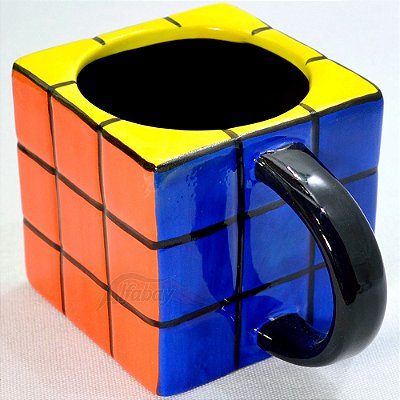 Caneca Porta Lápis Cubo Mágico 3x3x3