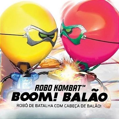 Robo Kombat Boom! Balão Com Controle Remoto