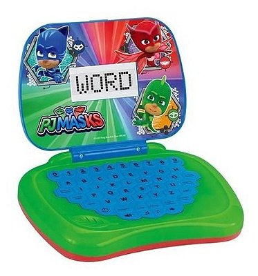 Laptop Infantil Pj Masks Brinquedo Educativo Bilíngue