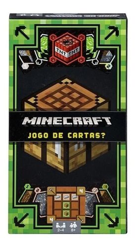 Minecraft Jogo De Cartas Português 100 Cartas 4 Suporte
