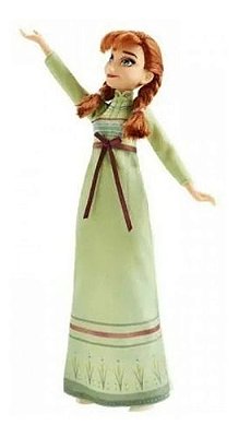 Boneca Frozen 2 Disney Anna Troca De Roupa 2 Vestido