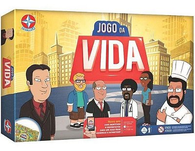 Jogo Da Vida - Estrela - Jogo De 2 A 6 Jogadores