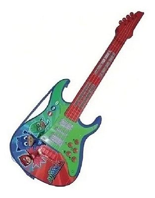 Guitarra Eletrônica Infantil Pj Mask - 45 Cm