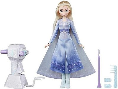 Boneca Articulada-disney-frozen 2 Tranças Elsa