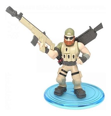 Boneco fortnite figura 4 com acessorios bandolier sunny