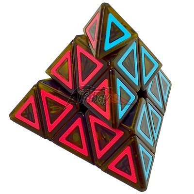 QiYi Pyraminx Black Stickerless Dimension