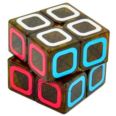 QiYi 2x2x2 Black Stickerless Dimension