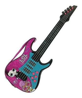 Guitarra Infantil Instrumento Musical Eletronica Lol Surpris