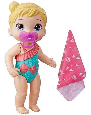 Boneca Baby Alive Bebê Banhos Carinhosos - Com Chupeta