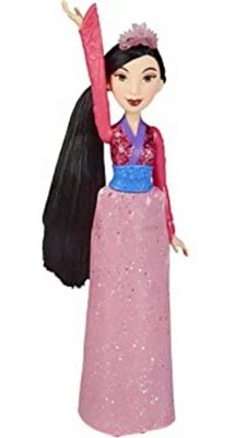 Boneca Princesa Mulan Disney Royal Shimmer Brilhantes