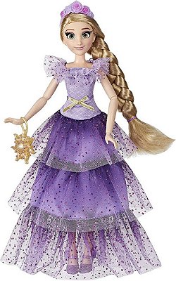 Boneca Princesas Disney Style Series Rapunzel Edição De Luxo