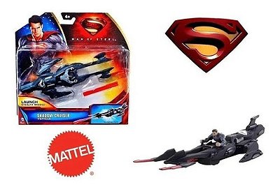 Veículo Jato Secreto Com Figura Do Superman - Mattel