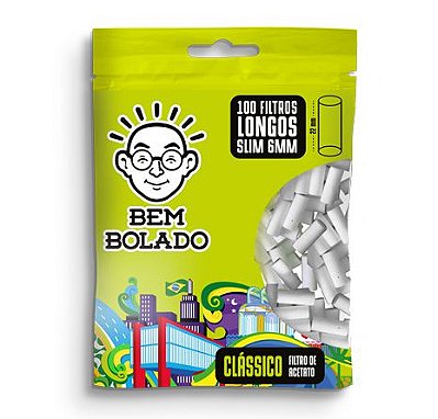 Filtro de Algodão Slim Longo Bem Bolado