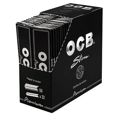 Caixa de Seda King Size Slim Premium OCB