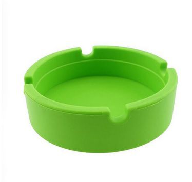 Cinzeiro de Silicone Redondo Verde