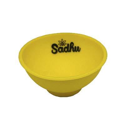 Cuia de Silicone Amarela Sadhu