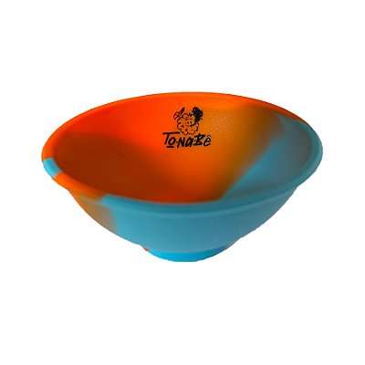 Cuia de Silicone Azul e Laranja To Na Be