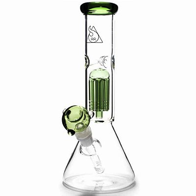 Ice Bong De Vidro Percolator II Verde 36 cm Squadafum