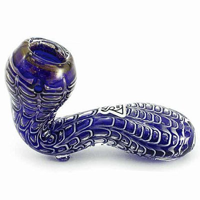 Pipe de Vidro Sherlock Azul Squadafum