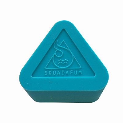 Pote de Silicone Triângulo Azul Squadafum