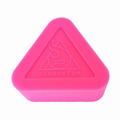 Pote de Silicone Triângulo Rosa Squadafum