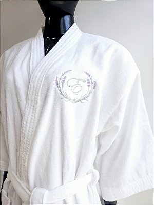 Roupão Adulto Bordado