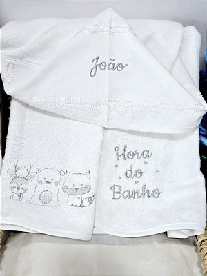 Toalha de Banho Infantil com Capuz
