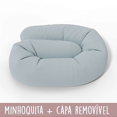 Minhoquita com capa para moises cor azul ceu