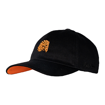 Boné Red Man dad hat black with orange - RED 1242