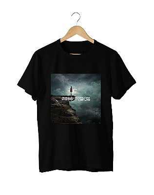 Camiseta A286 - POSSUÍDO POR DEUS CAPA VINIL  - PRETA - Edição Gold