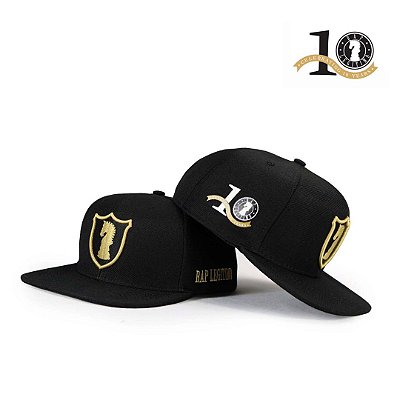 Boné Black & Gold  RL 10 anos ⭐