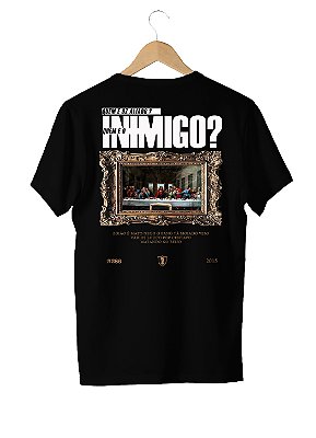 Camiseta A286 - Quem é oz aliado quem é o inimigo - Oversized