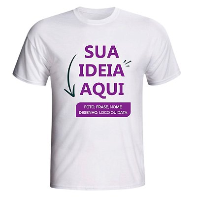 Camisa Personalizada do seu Jeito