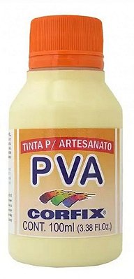 Tinta PVA Fosca AMARELO PALHA 100ml - 303