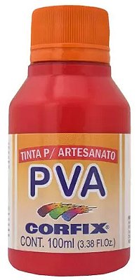 Tinta PVA Fosca VERMELHO ESCARLATE 100ml - 437