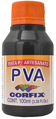 Tinta PVA Fosca PRETO 100ml - 321
