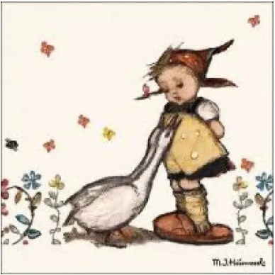 Guardanapo Decoupagem Goose Girl 13310280 - 02UN