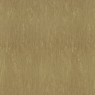 Papel para Scrapbook com Hot Stamping - Veios de Madeira Dourado - SH30-006