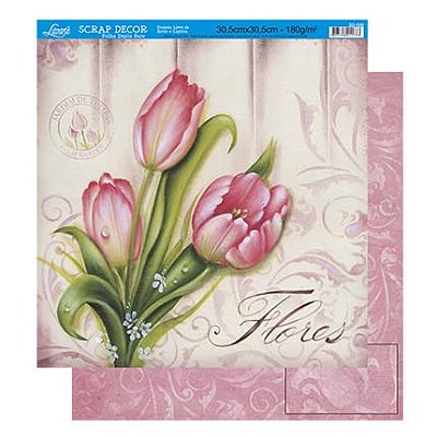 Papel para Scrapbook Dupla Face - SD-506